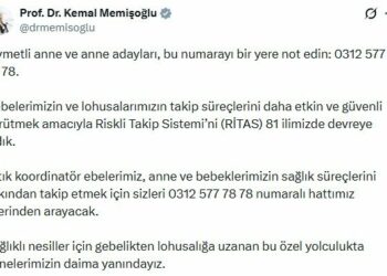 Anne adayları için 'Riskli Takip Sistemi’ 81 ilde devrede