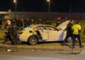 Takla atan otomobildeki 4 kişi yaralandı