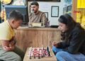 Şarküteride Kars kaşarı ödüllü satranç turnuvası