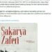 Cumhurbaşkanı Erdoğan'dan Sakarya Zaferi'nin 105'inci yıl dönümü mesajı