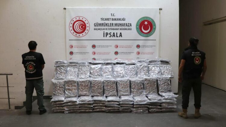 Edirne'de gümrük kapılarında 147 kilo esrar ve 27 kilo kokain ele geçirildi