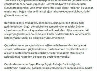İletişim Başkanı Duran: Yeni nesil suç örgütleri çok boyutlu bir güvenlik sorunudur
