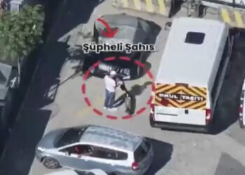 Sancaktepe’de polisten elektrikli skuterle kaçan şüpheli dron takibiyle yakalandı