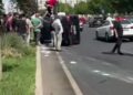 Otomobille çarpışarak devrilen hafif ticari aracın sürücüsü yaralandı