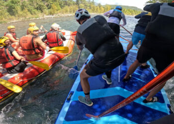 Köprülü Kanyon'da ilk Big SUP deneyimi