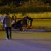 Refüje çarpan motosikletin sürücüsü yaralandı