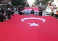 Burdur'da Gaziler Günü yürüyüşü