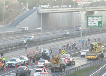 İstanbul’da bisiklet yarışı nedeniyle FSM Köprüsü'nde Ankara yönü trafiğe kapatıldı