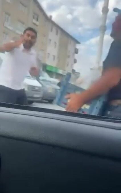 Ankara'da trafikte tartıştığı sürücünün önünü kesip tehdit eden saldırgan tutuklandı