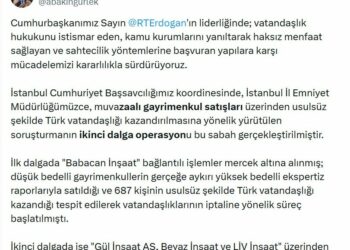 Usulsüz vatandaşlık soruşturmasında 72 gözaltı