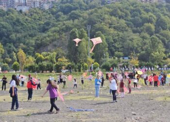 Zonguldak’ta uçurtmalar ‘Filistinli çocuklar’ için uçtu