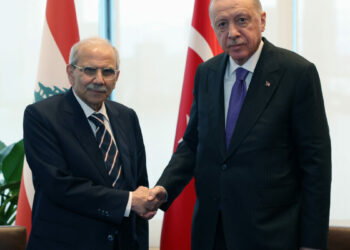 Cumhurbaşkanı Erdoğan, Lübnan Başbakanı Nevaf Selam ile görüştü