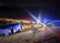 Amasya’da yolcu otobüsü şarampole uçtu: 2'si ağır 24 yaralı