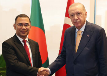 Cumhurbaşkanı Erdoğan, Bangladeş Başbakanı Rahman ile bir araya geldi