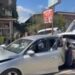 Kamyonetin, otomobile çarptığı kaza kamerada; 2 yaralı