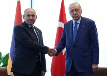 Cumhurbaşkanı Erdoğan, Ermenistan Başbakanı Paşinyan'ı kabul etti