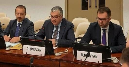 Ulaştırma ve Altyapı Bakan Yardımcısı Ünüvar, Cenevre'de BM toplantısına katıldı
