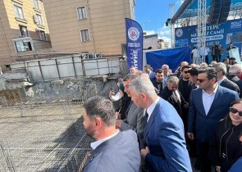 Kağıthane’de Nurtepe Merkez Camii’nin temeli atıldı
