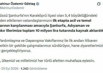 Şanlıurfa merkezli depremden etkilenenler için 10 milyon lira kaynak aktarıldı