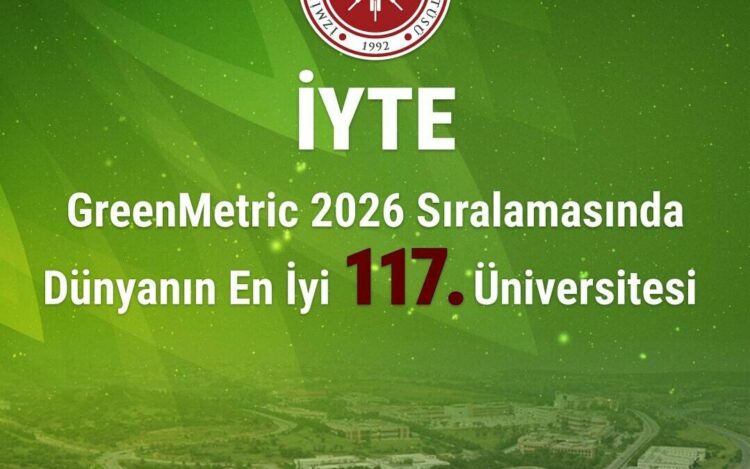 İYTE, GreenMetric Dünya Üniversiteleri Sıralaması'nda 117’nci oldu