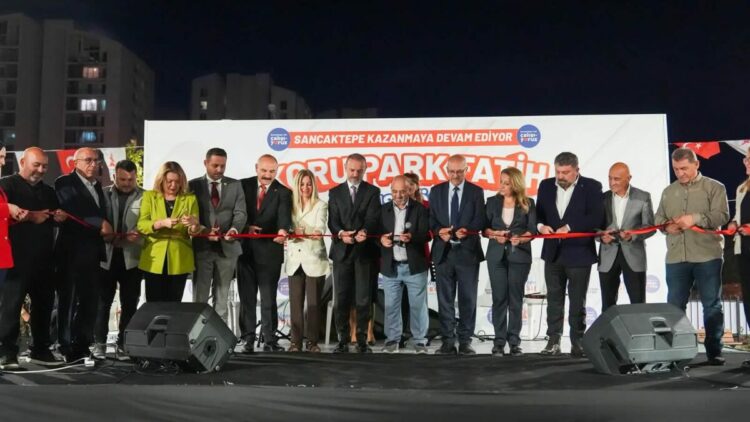 Sancaktepe'de Fatih Koru Parkı hizmete açıldı