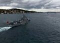 Preveze Deniz Zaferi’nin 488’inci yıl dönümünde İstanbul Boğazı’nda 15 gemiyle geçit töreni