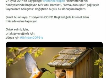 Bakan Kurum: Sıfır Atık anlayışı, Türkiye'nin COP31 başkanlığı ile küresel iklim mücadelesine taşınıyor