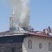 Ağrı Şehir Mezarlığı'ndaki camide yangın