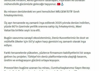 Haluk Görgün'den 'Deniz Kuvvetleri Günü' mesajı
