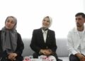 Bakan Göktaş, evlilik kredisinden yararlanan yeni evli çiftin ilk misafiri oldu