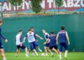 Trabzonspor’da, Samsunspor maçı hazırlıkları sürüyor