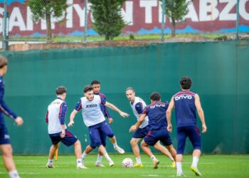 Trabzonspor’da, Samsunspor maçı hazırlıkları sürüyor
