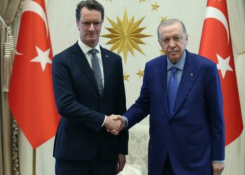 Cumhurbaşkanı Erdoğan, Almanya'nın Kuzey Ren-Vestfalya Eyaleti Başbakanı Wüst'ü kabul etti