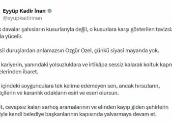 AK Parti'li İnan: Sen asil duruşlardan anlamazsın Özgür Özel