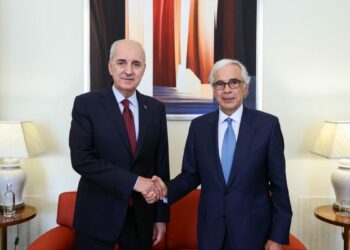 TBMM Başkanı Kurtulmuş, Portekiz'de mevkidaşı Aguiar-Branco ile görüştü