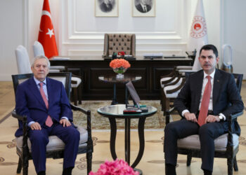 Bakan Kurum, Aziz Yıldırım'ı kabul etti