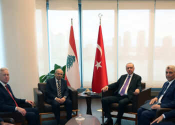 Cumhurbaşkanı Erdoğan, Lübnan Başbakanı Nevaf Selam ile görüştü