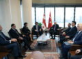 Cumhurbaşkanı Erdoğan, Gürcistan Başbakanı Kobakhidze ile görüştü