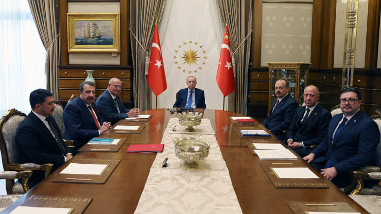 Cumhurbaşkanı Erdoğan, Ankara Valisi Canbolat'ı kabul etti