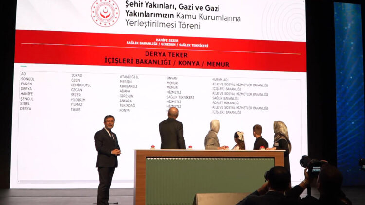 Gazi ve şehit yakınlarına istihdam desteği: Kamuda istihdam edilenler 53 bine ulaşacak