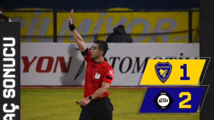 Bucaspor'dan hakemli paylaşım: Karşılaşma sonrası hakeme yüklendiler