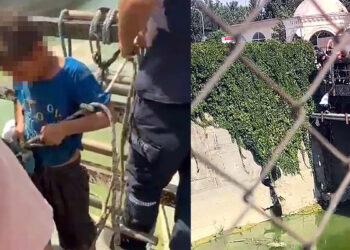 Adana'da felaketten dönüldü: Sulama kanalına düşen çocuğu itfaiye kurtardı