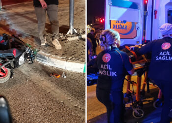 Bursa'da hafif ticari araç, motosiklete çarptı: 1 ölü, 1 yaralı