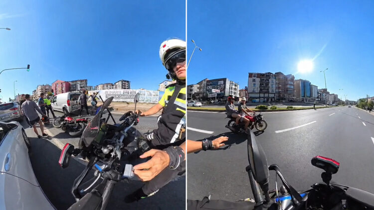 Motosikletle polisten kaçmaya çalışan sürücüye 390 bin TL ceza