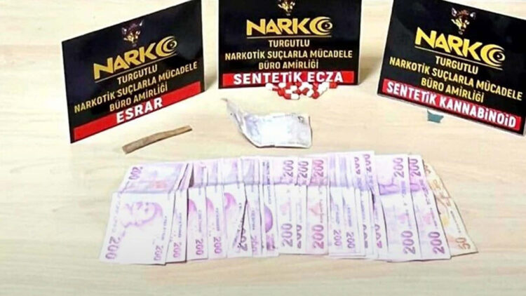 Manisa'da uyuşturucu operasyonu: 3 gözaltı
