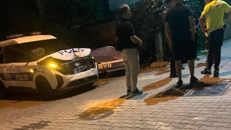 Şüphelileri takip eden ekip aracı kazaya karıştı: 1 polis yaralandı