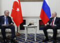 Cumhurbaşkanı Erdoğan, Rusya Devlet Başkanı Putin ile bir araya geldi