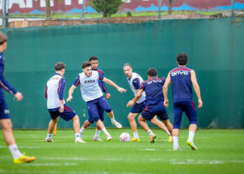 Trabzonspor’da, Samsunspor maçı hazırlıkları sürüyor: Yoğun antrenman yapıldı