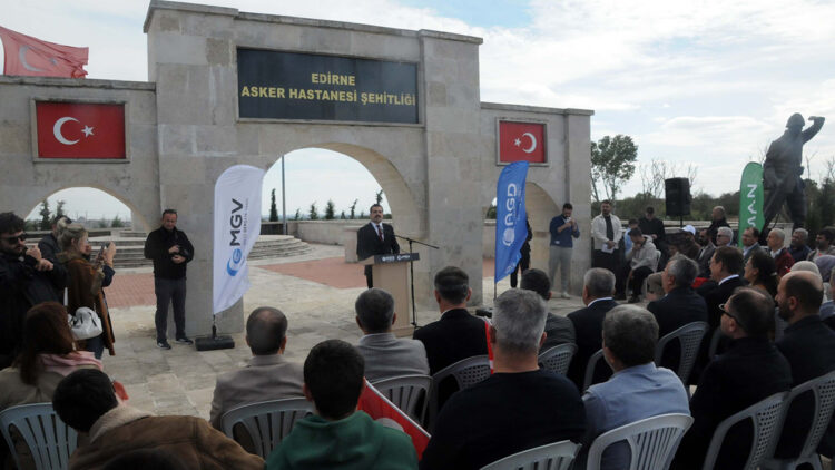 Edirne'de Asker Hastanesi şehitleri anıldı: 52 bin asker için anma programı düzenlendi