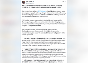 Bakan Gürlek: 8 faili meçhul cinayeti aydınlattık